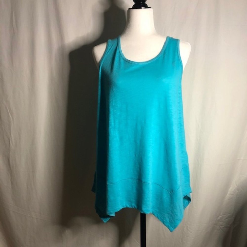 Style & Co Handkerchief-Hem T-Shirt Small
